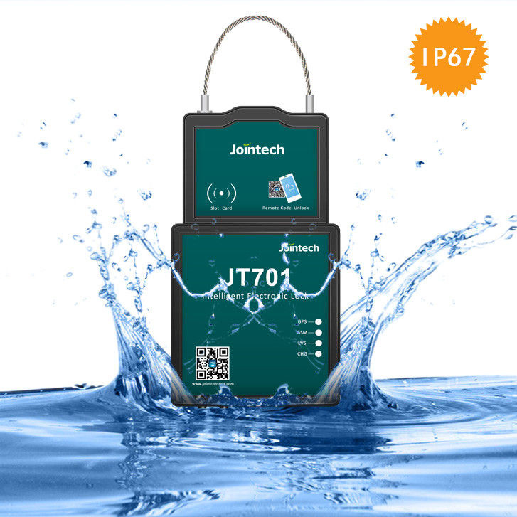 CE Rechargeable GPS Smart Lock , Waterproof IP67 GPS Tracker Lock