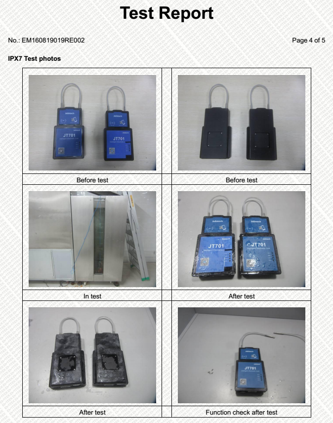 JT701T 4G GSM GPS المقتفي قفل أجهزة مراقبة درجة الحرارة سلسلة الباردة 19