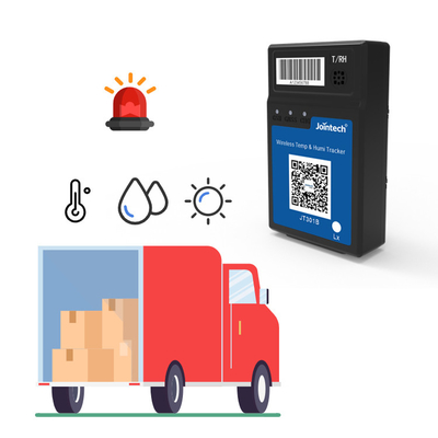 Reefer Trucks 4G GPS Lock Tracker Temperature Humidity Change Monitoring